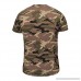 Mens Camouflage Stripe Camo Print Casual Fashion Short Sleeve Shirt Tops Army Green B07QHF5GMS